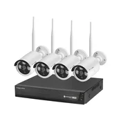 Krüger&Matz Connect C200 Wi-Fi Full HD videonadzorni komplet s 4 kamerami