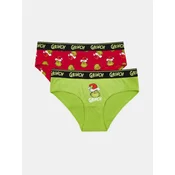 Sinsay - Pamucne hipster gacice 2 pack Grinch - šareno