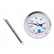 shumee BIMETALNI KONTAKTNI TERMOMETER 63 MM 0–120 °C