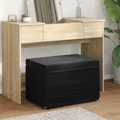 Stolica Crna 61 x 41 x 40 cm Svileni i Fino Radeci Drvo