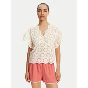 TWINSET Bluza 251TT2364 Écru Loose Fit