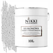 shumee Silikonska strukturna fasadna barva 10L bela na sivi F251 UV