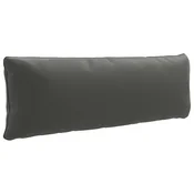 Vidaxl Hrbtna blazina PUTTEN 100% poliester Antracit 120 x 40 x 15 cm