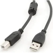 GEM Gembird 3m USB 2.0 A/B M USB cable USB A USB B Black