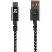 XTORM Kabel Xtorm Original USB v USB-C, 1 m, najlon, črn