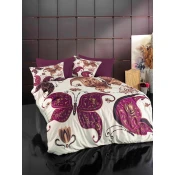 Aberto Design Set Double posteljine 485, 200x220cm, Ljubicasti