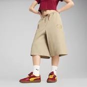 Womens Puma x HARRY POTTER Relaxed 14 Jorts, Beige, Size S, Women