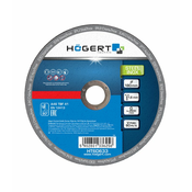 HOEGERT HT6D633 Brusilna plošča, za brušenje kovine in inoxa, 180 mm, 1.6 mm (10kom)