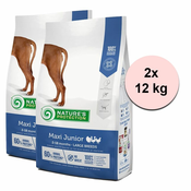 Natures Protection dog junior maxi poultry 2 x 12 kg