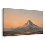 Slika gorski vrh ob mraku - 60x40