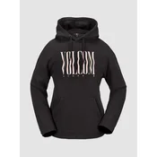 Volcom Essential ženski pulover s kapuco black