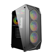 Raidmax Kuciste Raidmax Hydra window/black, 4x 120mm RGB bez napajanja