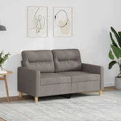 Dvosjed od tkanine smedesivi 120 cm