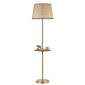 Aberto Design Podna lampa Mercan , 162 cm E27, Zlatne boje