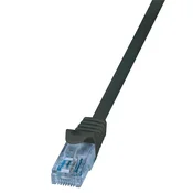 Logilink patch kabel Econline, Cat.6A, U/UTP, crni, 2 m