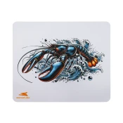 Podloga za miško BARACUDA LOBSTER, bela