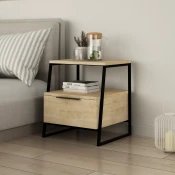 Hanah Home Nocni ormaric Pal 45x50x40cm Hrast
