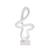DIKER HOME Apstraktna figura, Bela