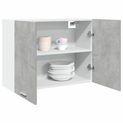 Viseci ormaric Lyon Betonsko sivi 80x31x60 cm Inženirsko drvo