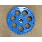 OLIMPIJSKA 7-GRIP GUMIRANA UTEŽ IZ NERJAVEČEGA JEKLA – 20 kg