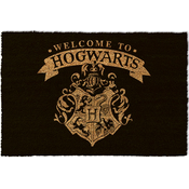 Harry Potter - Welcome To Hogwarts Black Doormat (37x55cm)