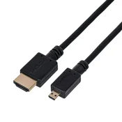 CC-HDMID-6 Gembird HDMI male to micro D-male black kabl 1.8m