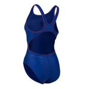 Womens swimwear aqua sphere essential classic back navy blue/red 32