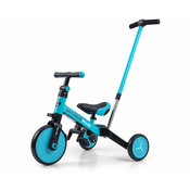 MILLY MALLY Optimus Plus 4v1 tricikel z vodilno palico modra