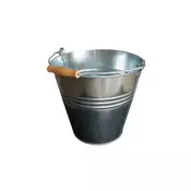 Ostatní Vedro EURO tools 138986 Galvanized bucket 12 l, with wooden handle