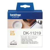 BROTHER DK11219 NALEPKE OKROGLE 12mm