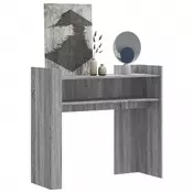 Konzolni stol siva boja hrasta 100x35x90 cm konstruirano drvo