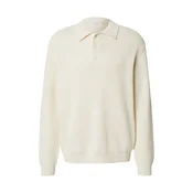 DAN FOX APPAREL Pulover Luca off-bela