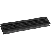 Prezračevalna rešetka za sobna vrata 454x90 mm črna