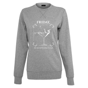 Womens F-Word Crewneck Grey