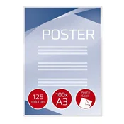 GBC-POTROŠNI ŽEPKI ZA PLASTIFICIRANJE A3 125MIC 1/100 SAMOLEPILNI GBC 3747236