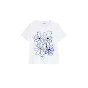 Desigual Majica mešane barve / bela