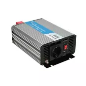 Extralink VOLTAGE CONVERTER 12V - 230V, 600W, PURE SINUS OPIP-600W prilagodnik napajanja i pretvarač Automatski Aluminij, Crno