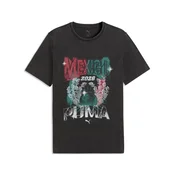 PUMA Fanpack 90s Bespoke Relaxed Tee Men, Football, Black/Wild Green, M