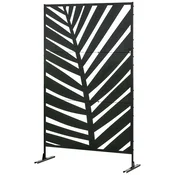 Homestar Zaslon za zasebnost 122x45x198 cm črn