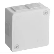 ViPlast Hermetična nadometna doza 86x86x40mm bela