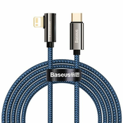 Baseus Legend Mobile Game kutni kabel USB Type-C – Lightning 20W 2m (CACS000303): plavi