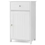 Northix Ozka kopalniška omarica 43x34x77 cm MDF s predalom in vrati