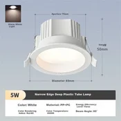 Nvc LED ugradna lampa, 5W