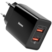 Baseus Quick Charger PD + QC 3.0 18W (black)