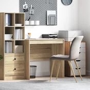 vidaXL Miza iz sonomskega hrasta 80x50x76 cm iz inženirskega lesa