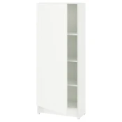 KNOXHULT Visoki element s vratima, bela okvir, 60x31x153 cm