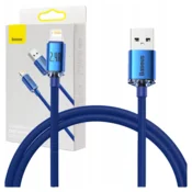 BASEUS USB-Lightning kabel za hitro polnjenje in prenos podatkov, 1,2 m, modre barve