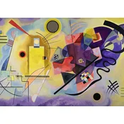 Ravensburger - Puzzle Kandinski Wassily: , rdeča, modra - 1 000 kosov