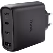 Trust Maxo 65W Univerzalno Crno AC Brzo punjenje U zatvorenom