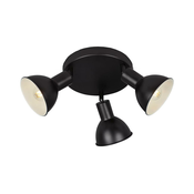 Briloner 2674-035 - RETRO spot lampa 3xE14/25W/230V crna